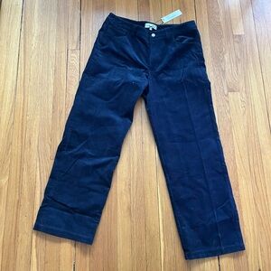 NWT Alex Mill Camden Corduroy Pant, brand new, navy blue, size 14
